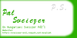 pal sveiczer business card